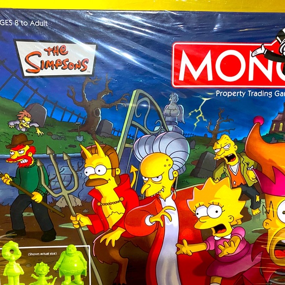 MONOPOLY THE SIMPSONS TREEHOUSE OF HORROR COLLECTOR’S EDITION 2005 NEW SEALED - Picture 3 of 16